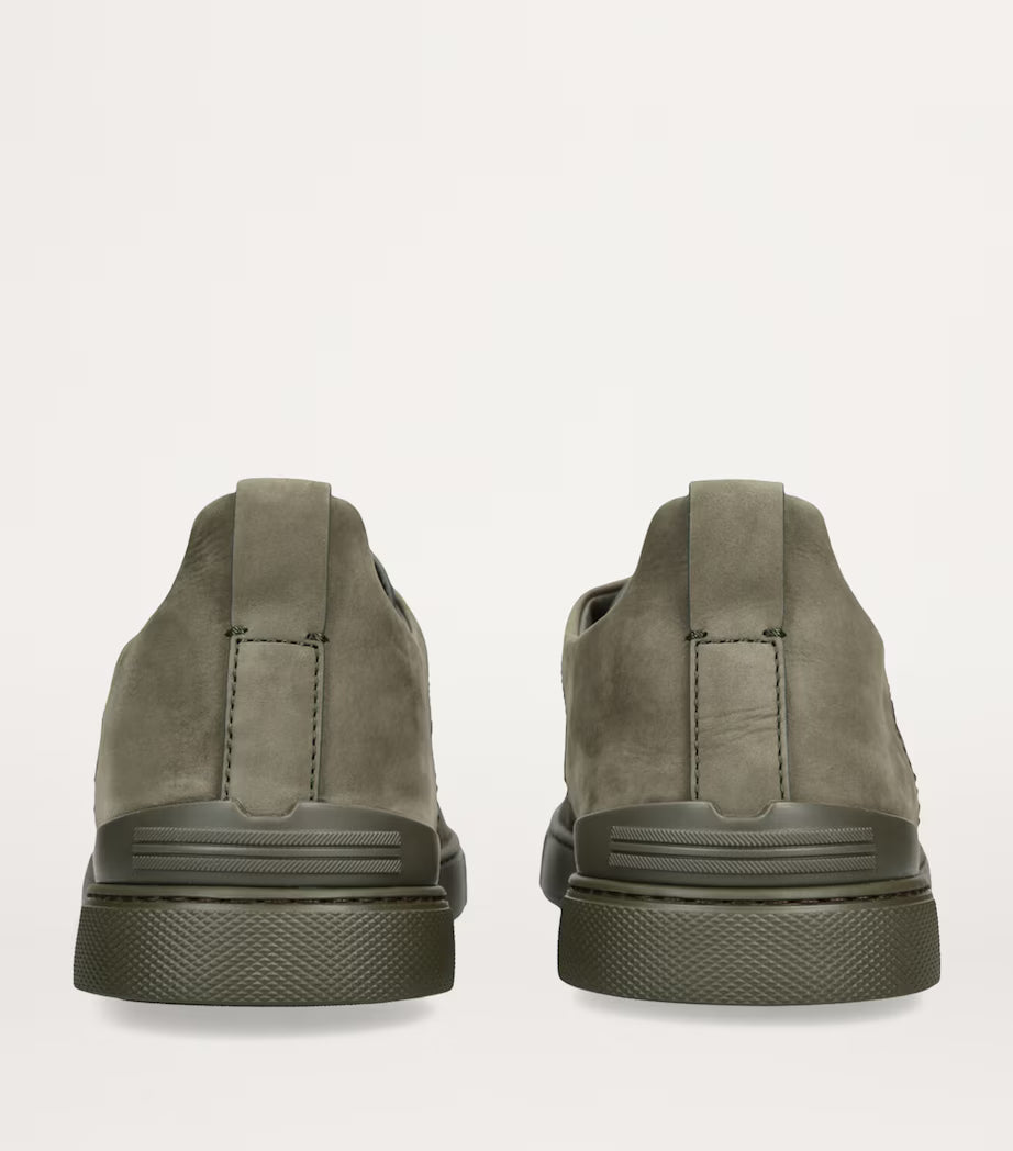 Zegna Crocodile Leather Triple Stitch SECONDSKIN